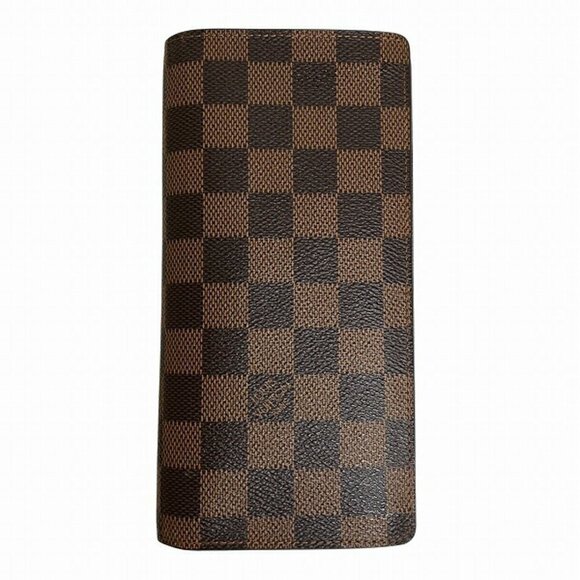 LOUIS VUITTON Brown Damier Wallet - Picture 1 of 9